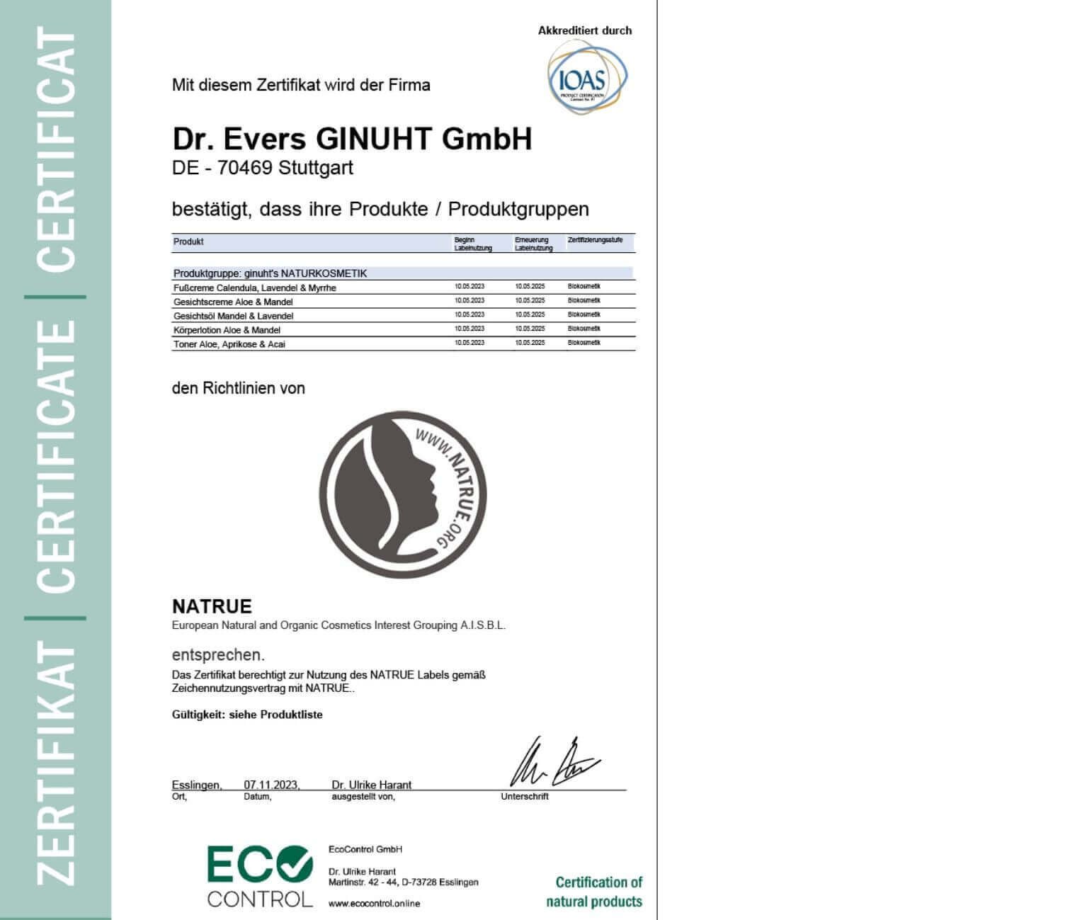 Fußcreme Calendula, Lavendel & Myrrhe, 50ml