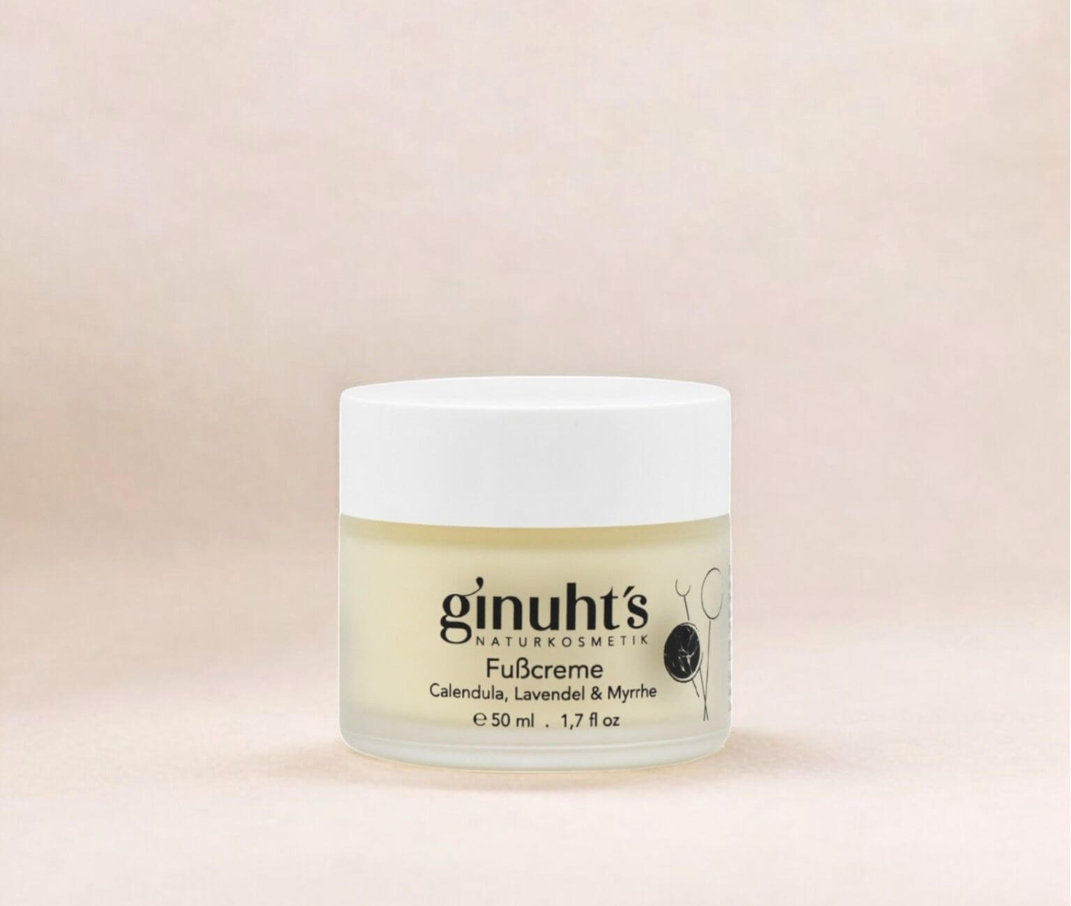 Fußcreme Calendula, Lavendel & Myrrhe, 50ml