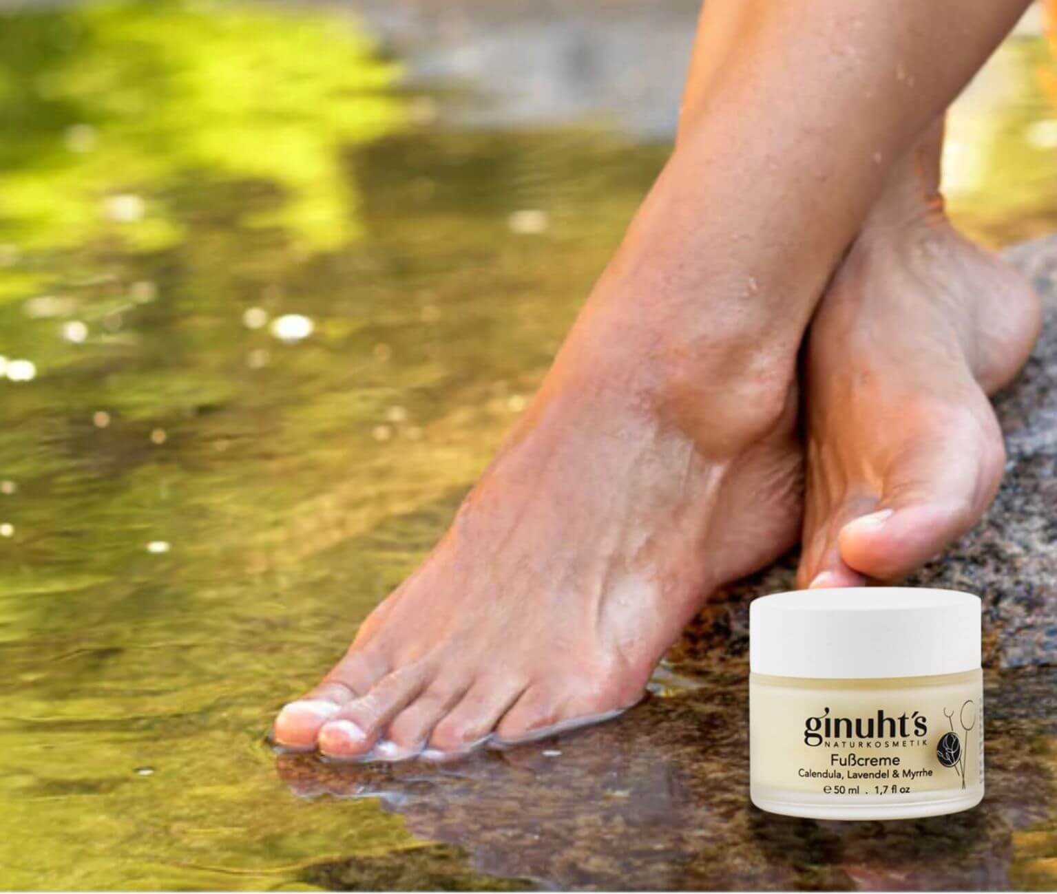 Fußcreme Calendula, Lavendel & Myrrhe, 50ml