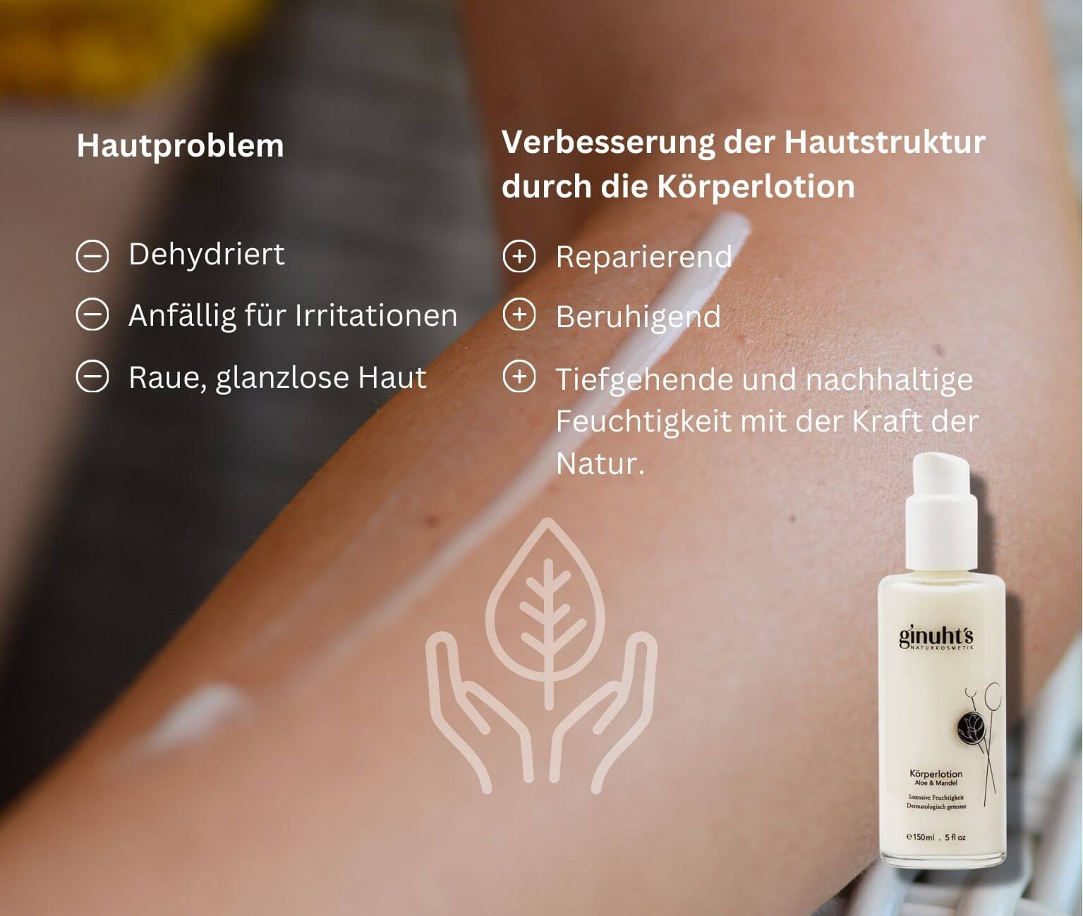 Körperlotion Aloe Vera & Mandel, 150ml