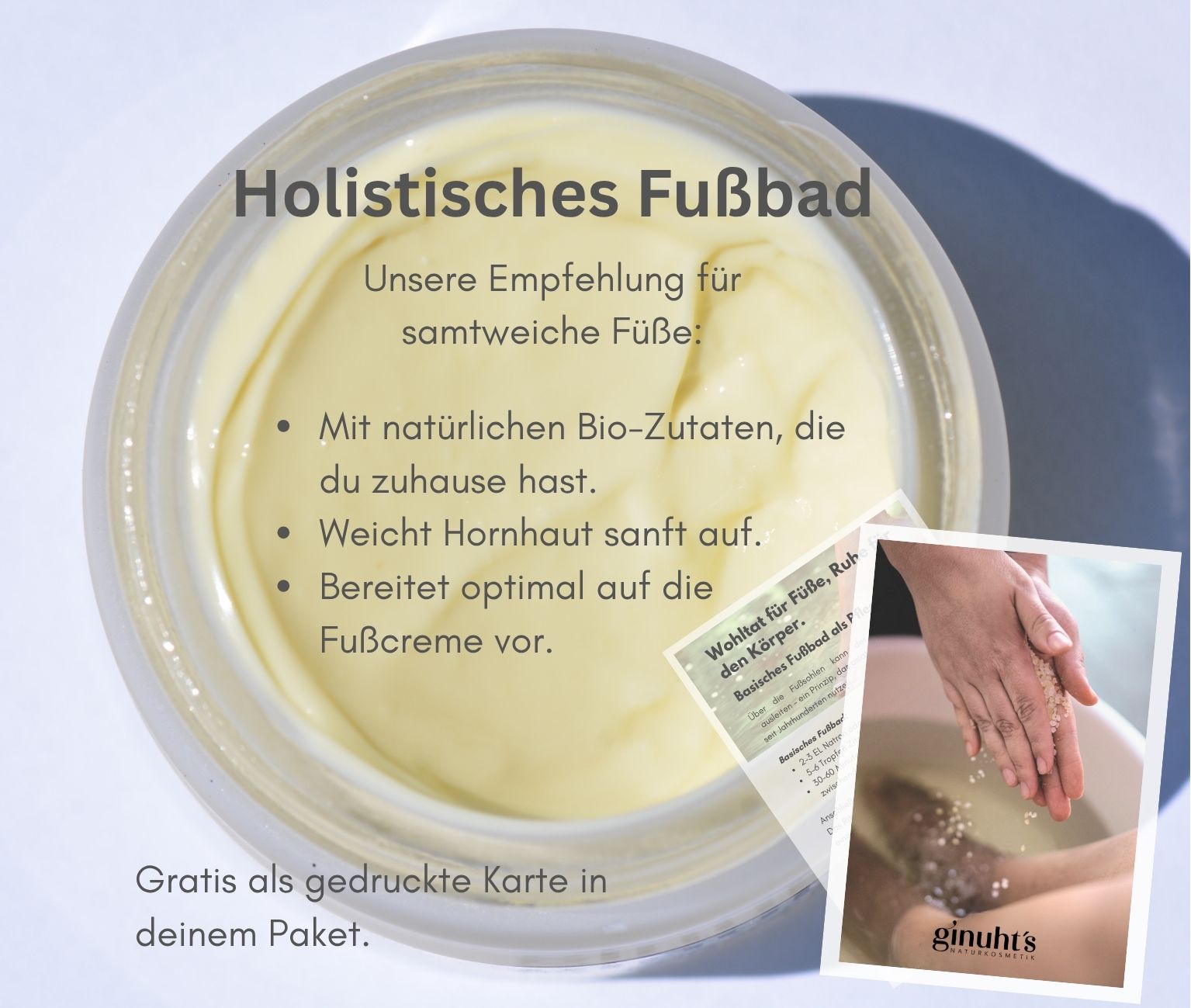 Fußcreme Calendula, Lavendel & Myrrhe, 50ml